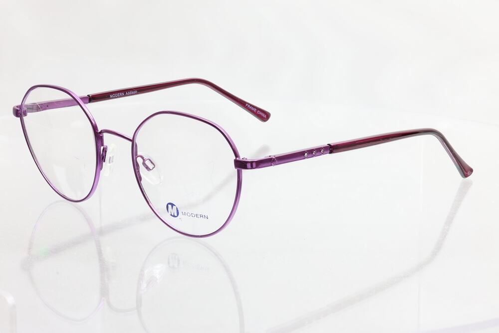 Modern Addison Matte Purple 50-20-140mm Eyeglass FRAMES ONLY - NEW/WITHOUT TAGS